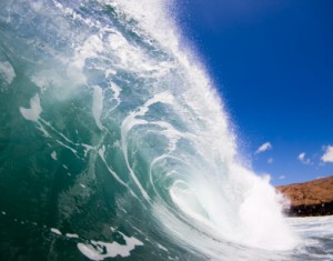 Wave Crashing on the Coast
