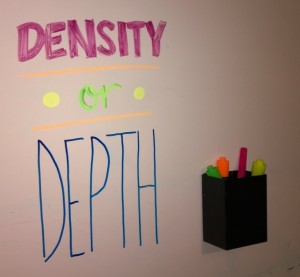 density-over-depth
