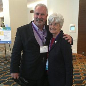 Wayne O'Neill and Nancy Ursey, from HNTB Architecture, at the 2016 SMPS National Conference